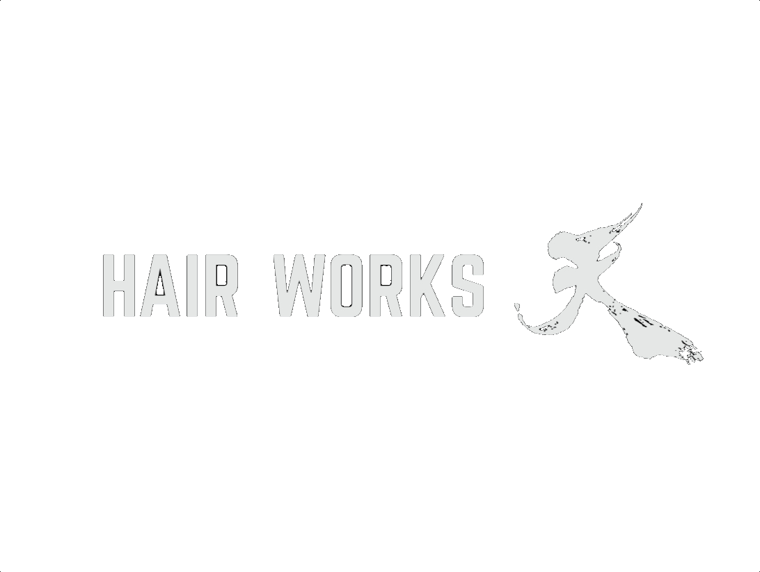 Hair works 天 ロゴ